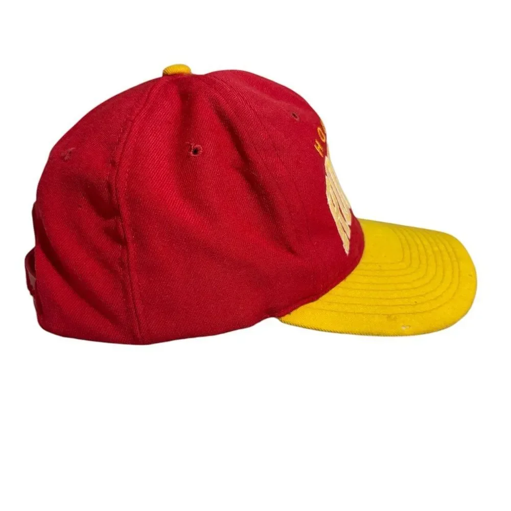Vintage Starter 90s Houston Rockets Snapback NBA hat rare wool vtg